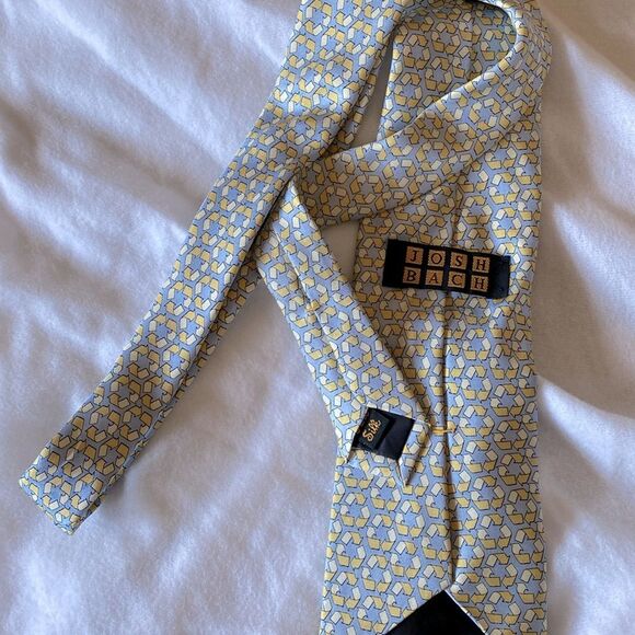 Recycle Tie by Josh Bach. 100% Silk - Picture 3 of 8